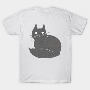 Rainy Grey Cat T-Shirt